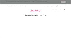 Desktop Screenshot of mivax.sk