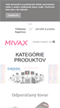 Mobile Screenshot of mivax.sk