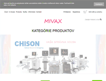 Tablet Screenshot of mivax.sk