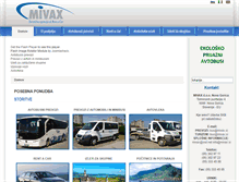 Tablet Screenshot of mivax.si